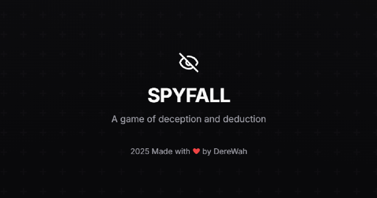 Developing My Own Version of Spyfall.